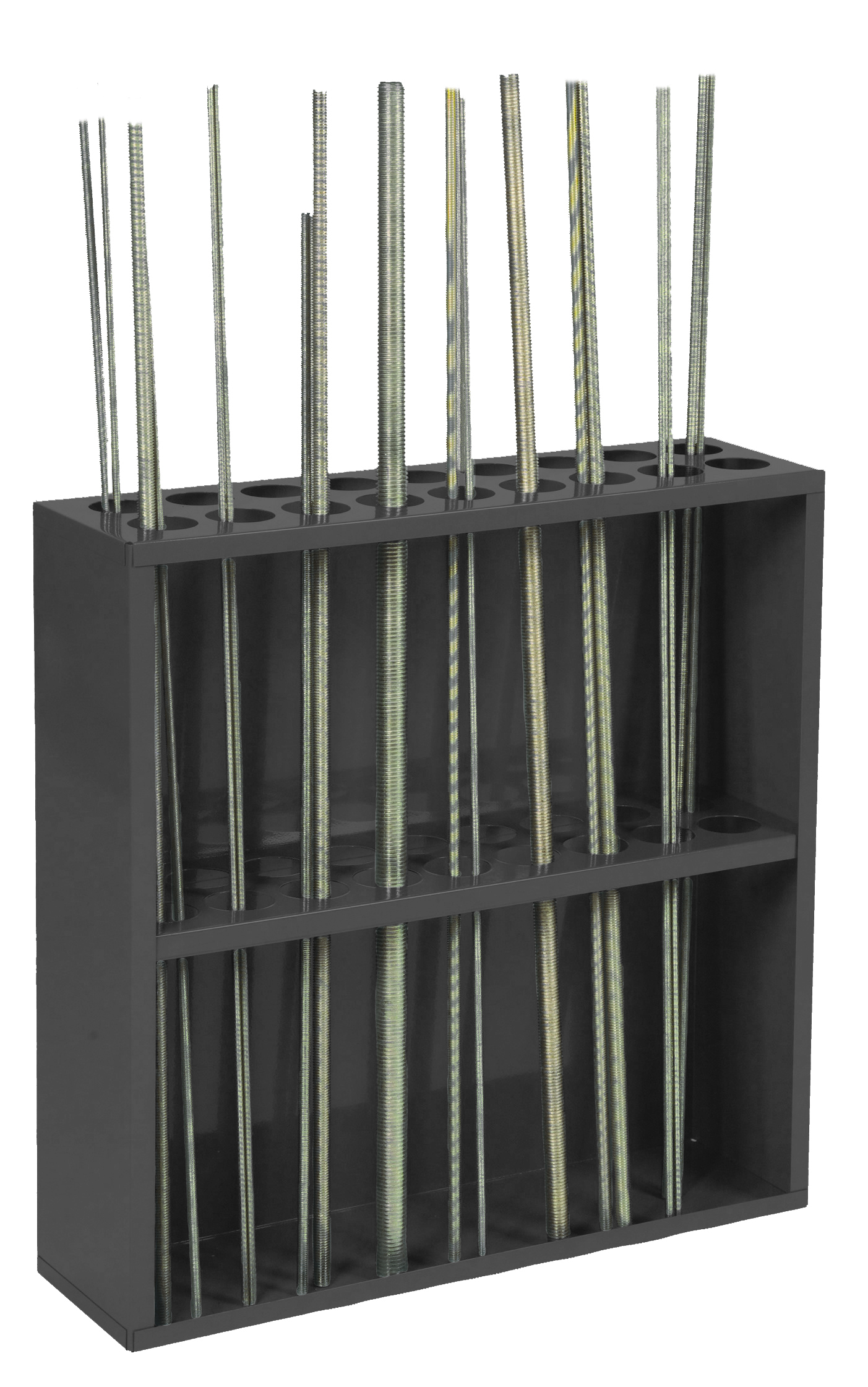 Threaded Rod Rack, 18 holes